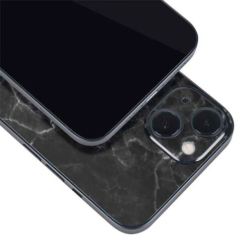 Black Marble iPhone 14 Plus Skin